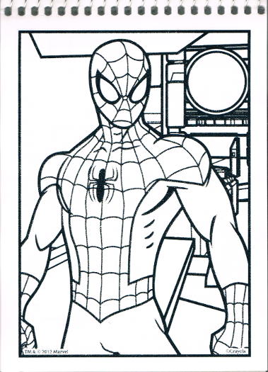 Ultimate Spider-Man: Color Wonder (Crayola) [in Comics & Books > The
