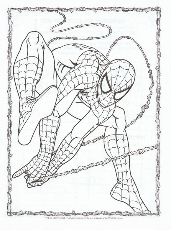 Spider-Man "Spider-Sense" Coloring/Activity (32pp, Bendon ...
